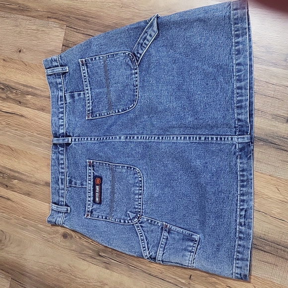 LIMITED JEANS USA DG (D&G) Mini Jean Skirt with Carpenter Loop - Picture 9 of 16